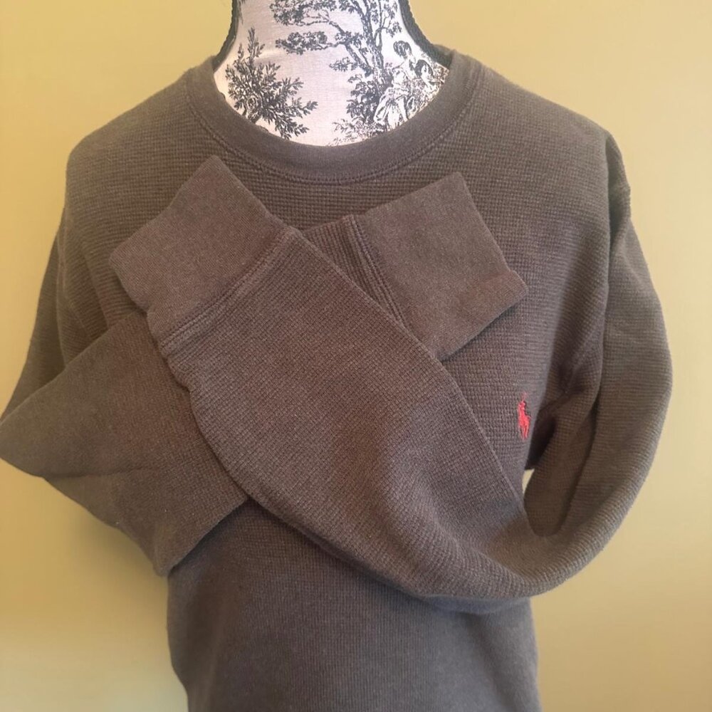 RALPH LAUREN PL WAFFLE KNIT HENLEY - Picture 5 of 7